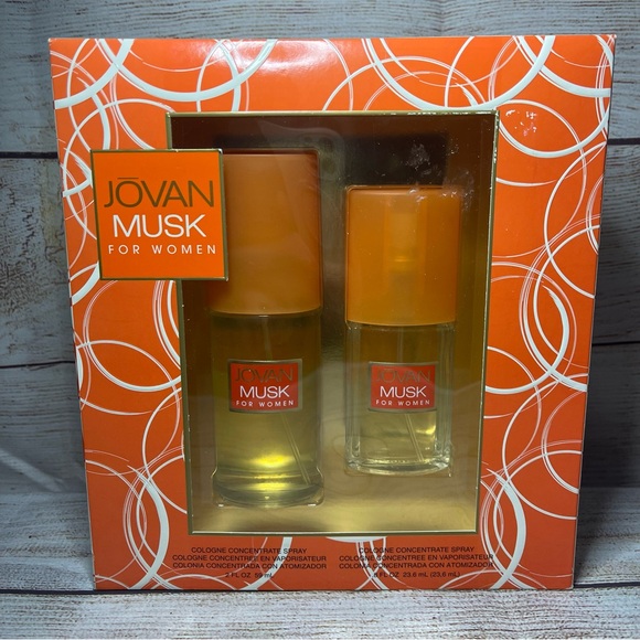 JOVAN MUSK FOR WOMEN 59ML & 23.6ML COLOGNE CONCENTRATE SPRAY (GIFT SET) - Picture 1 of 3